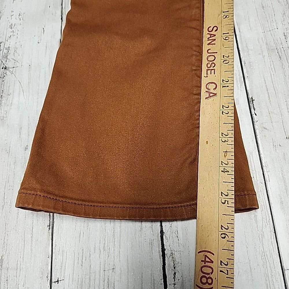 FRAME Le Crop Mini Boot Womens Size 25 Tobacco Rust Cropped Bootcut Jeans - Picture 9 of 13
